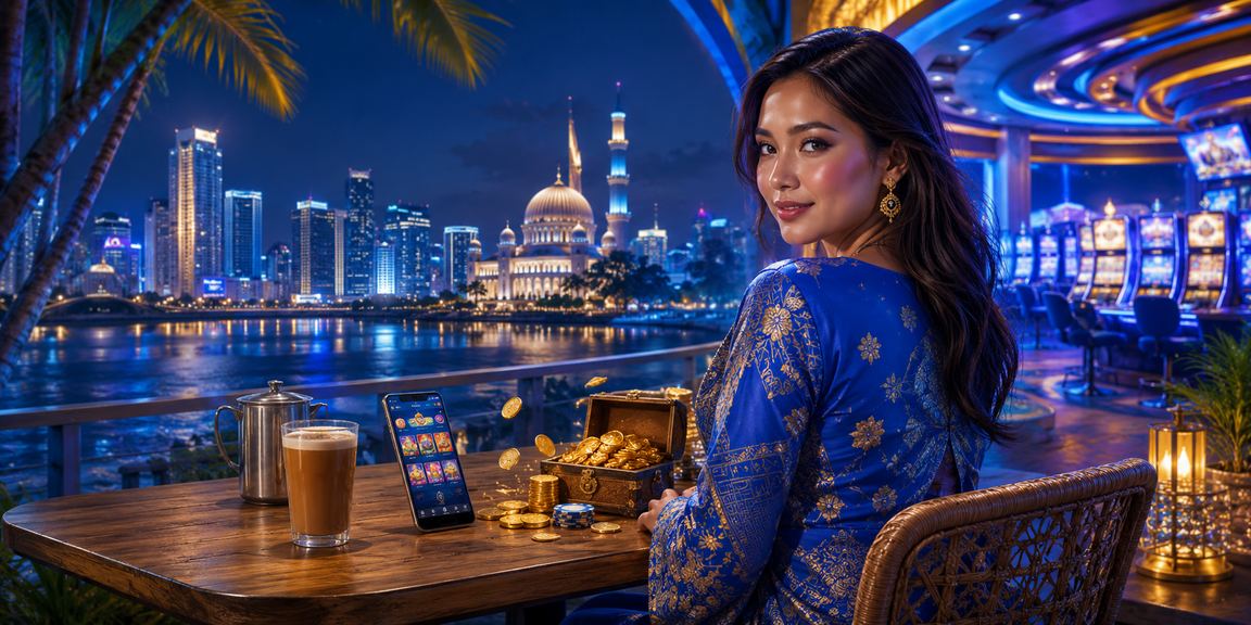 An esports player in Selangor accessing an online betting platform via smartphone